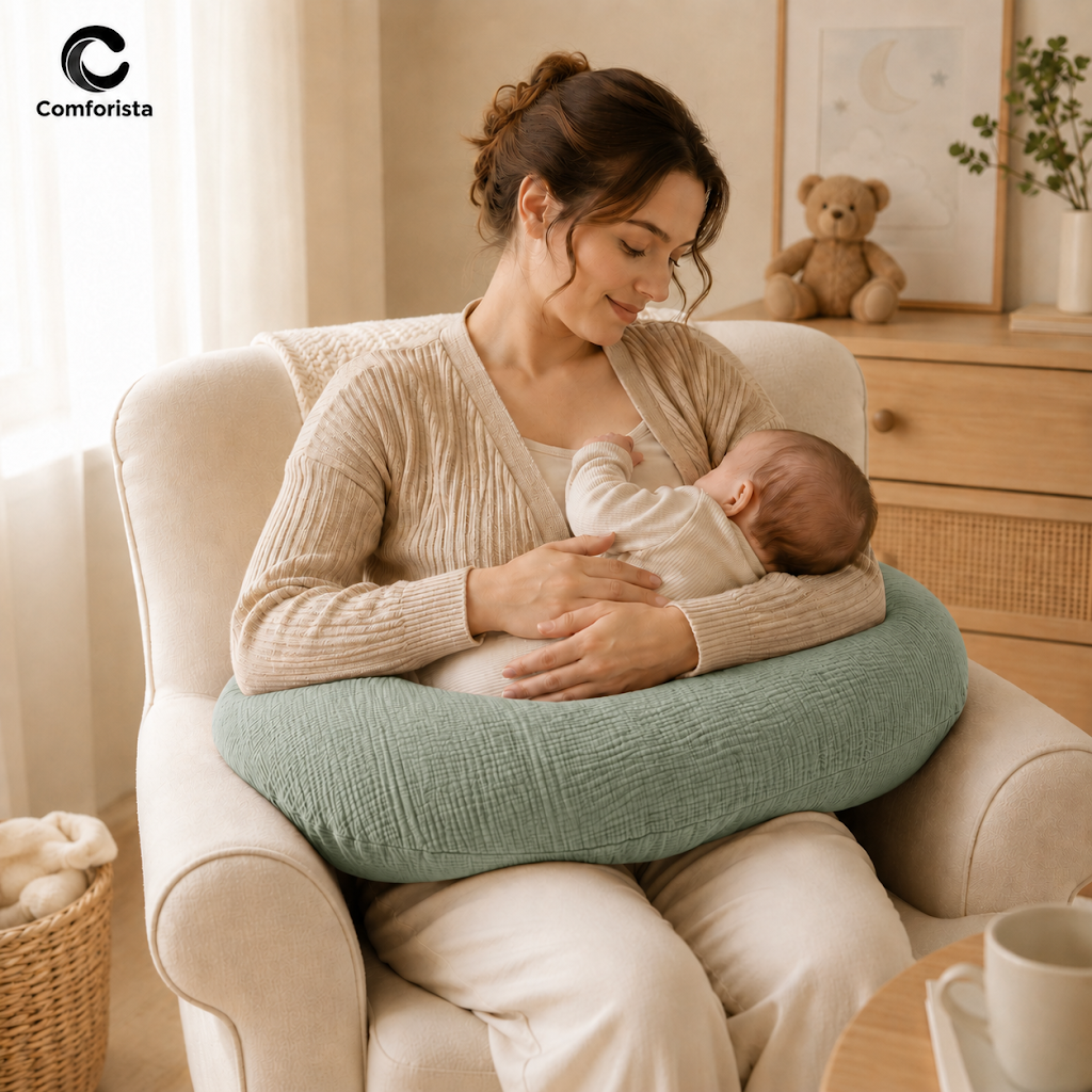 Comforista C-Shape Pregnancy & Nursing Pillow