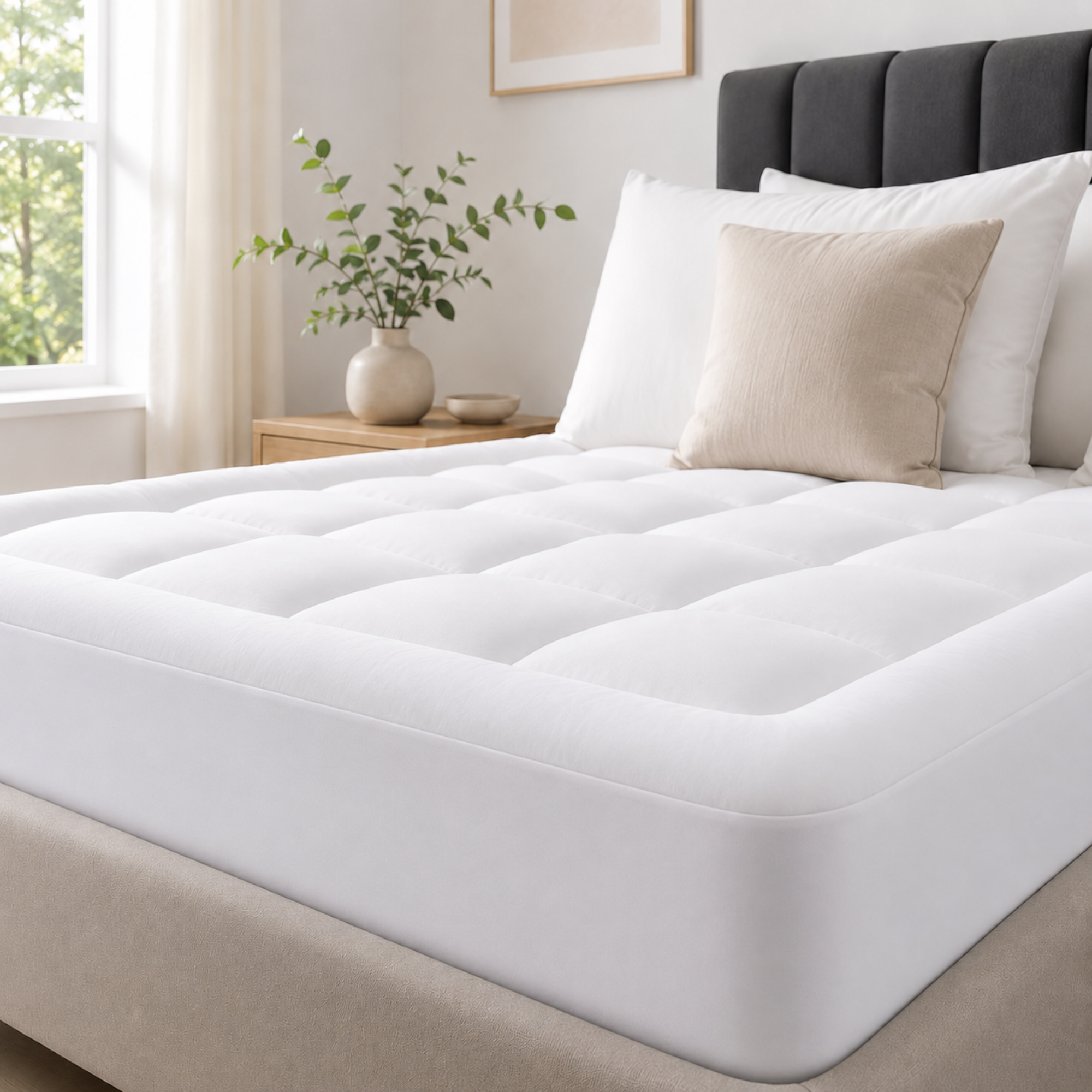 Comforista Luxury Mattress Topper – Twin Size, Plush Comfort