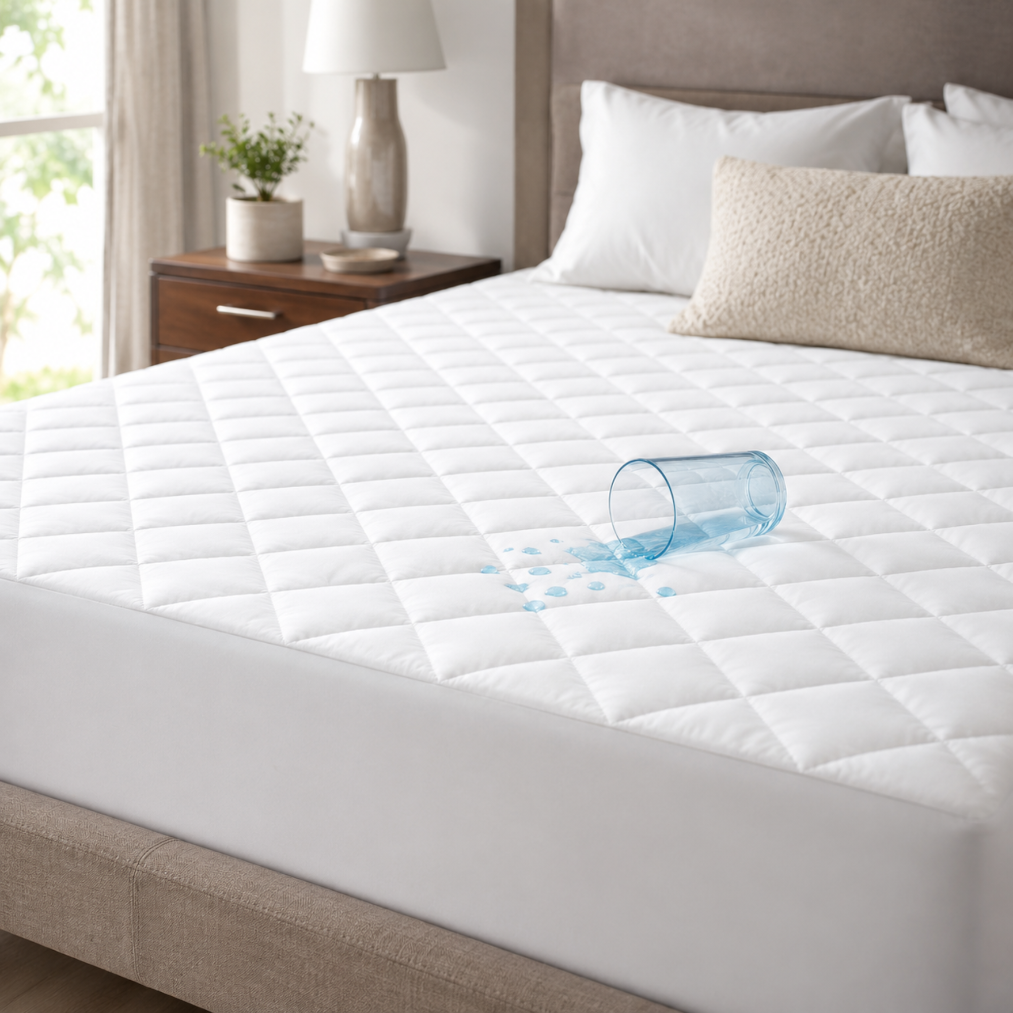 Comforista Waterproof Quilted Mattress Protector