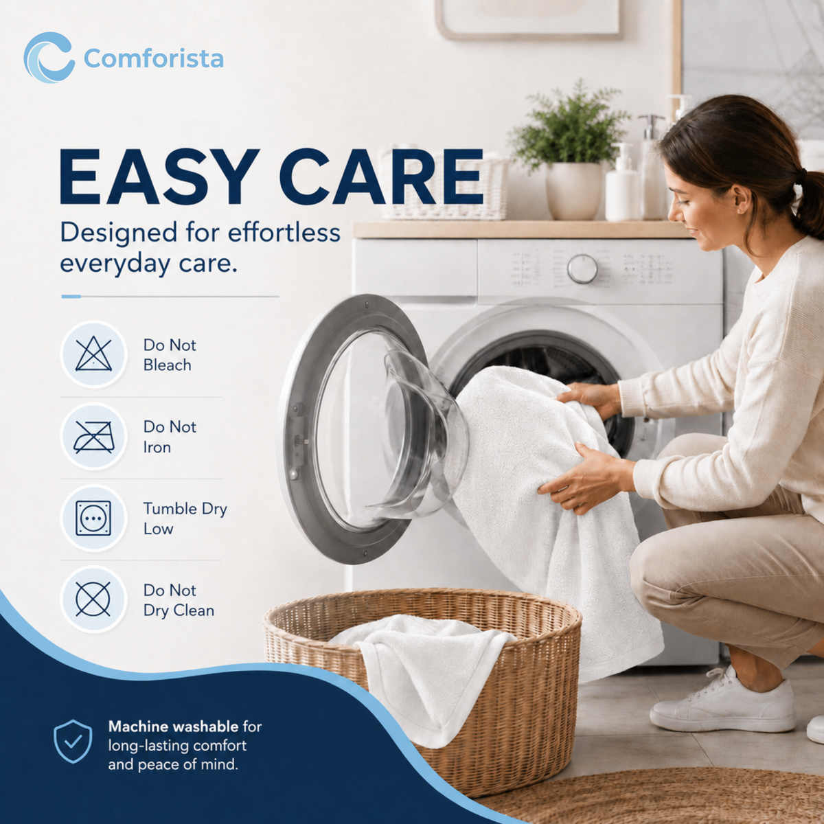 Comforista 200 GSM Terry Waterproof Mattress Protector - Soft & Breathable Bed Protectors