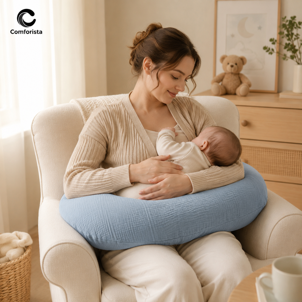 Comforista C-Shape Pregnancy & Nursing Pillow