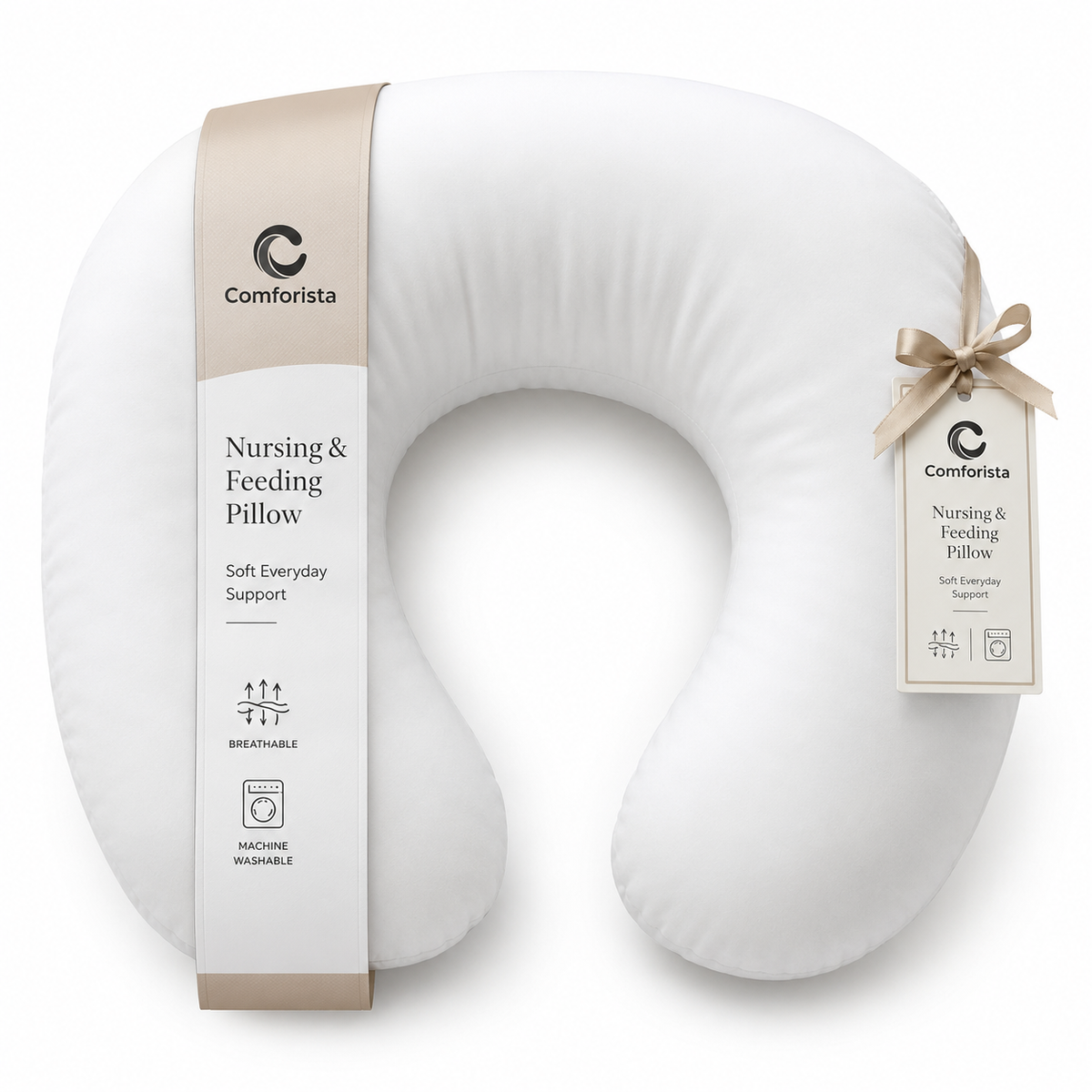 Comforista C-Shape Pregnancy & Nursing Pillow