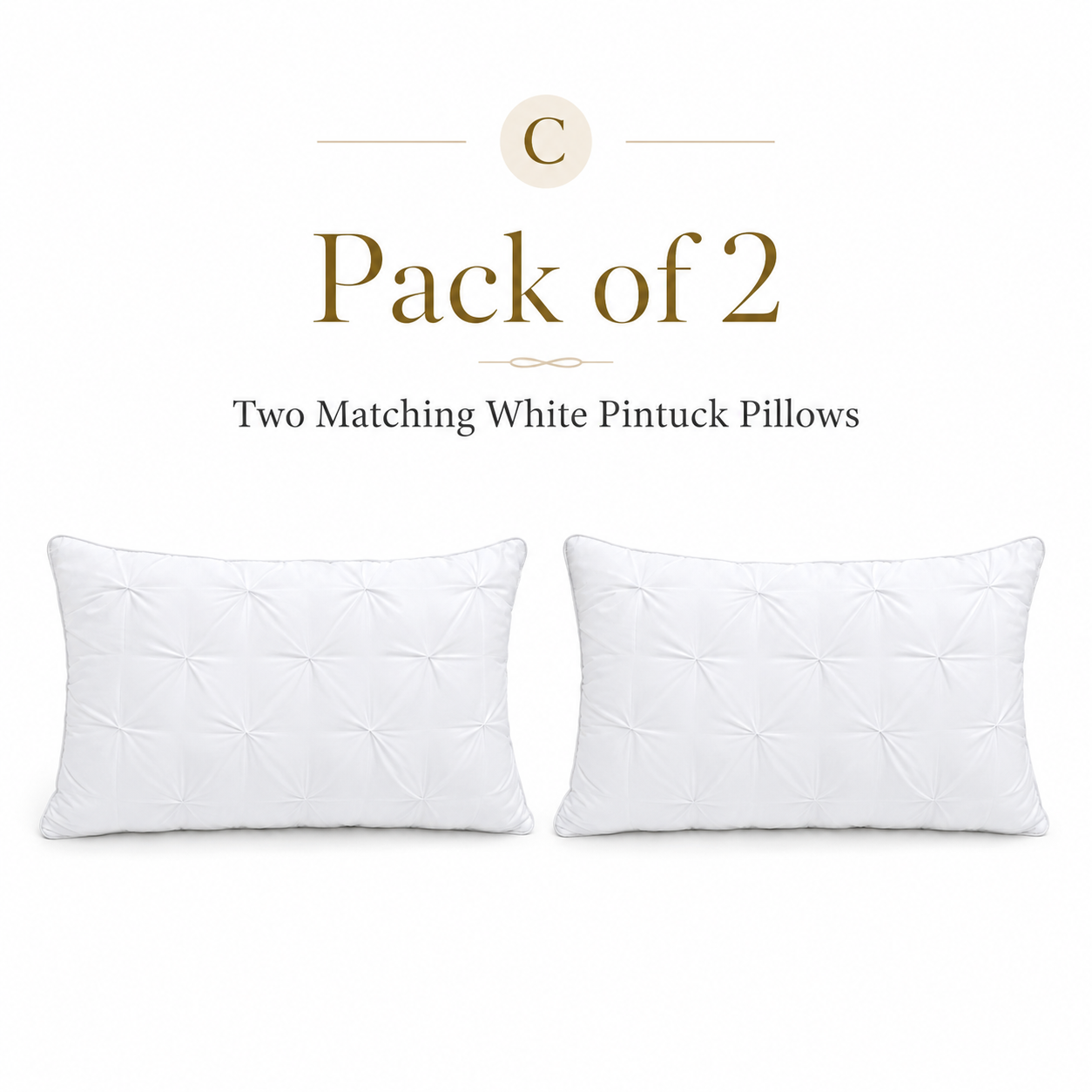 Comforista Decorative Pintuck Pillow