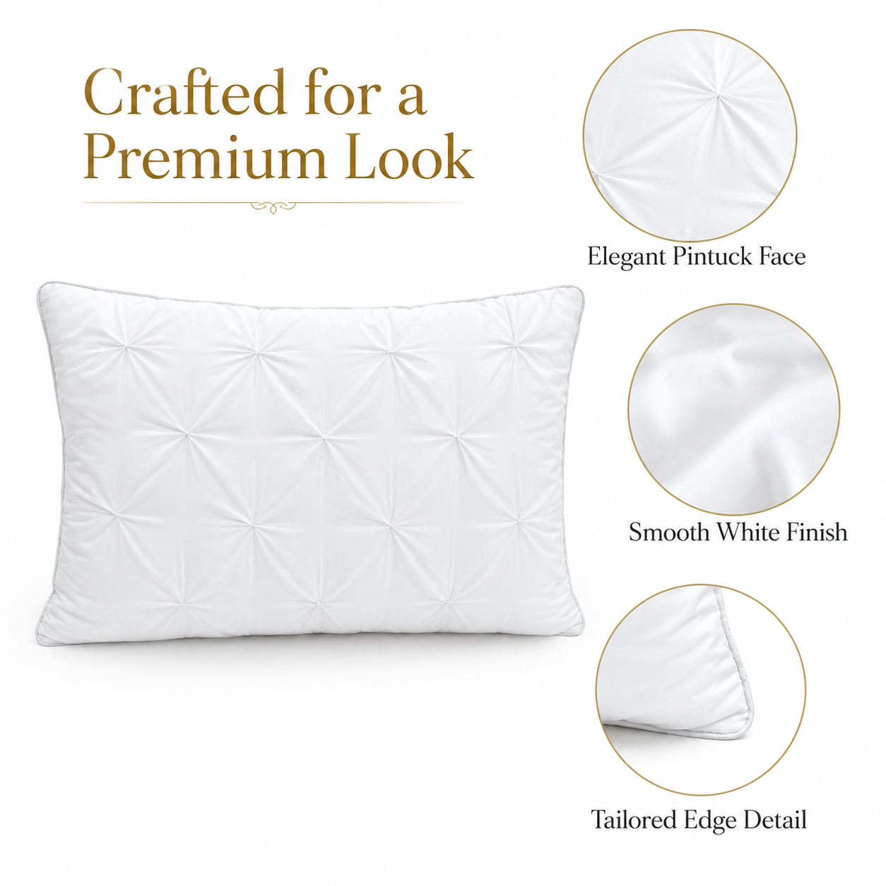 Comforista Decorative Pintuck Pillow
