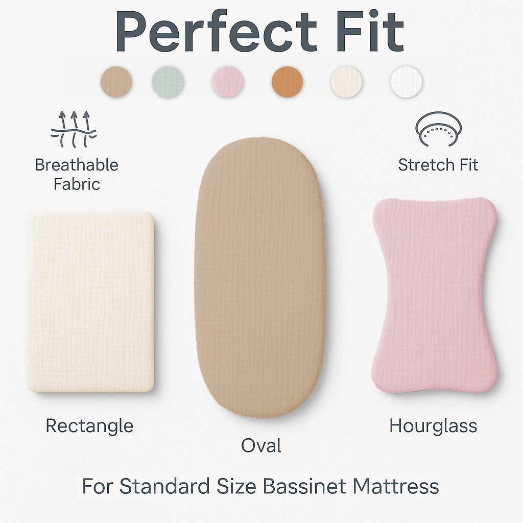 Comforista Muslin Changing Pad Cover