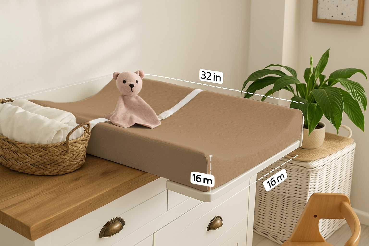 Comforista Muslin Changing Pad Cover