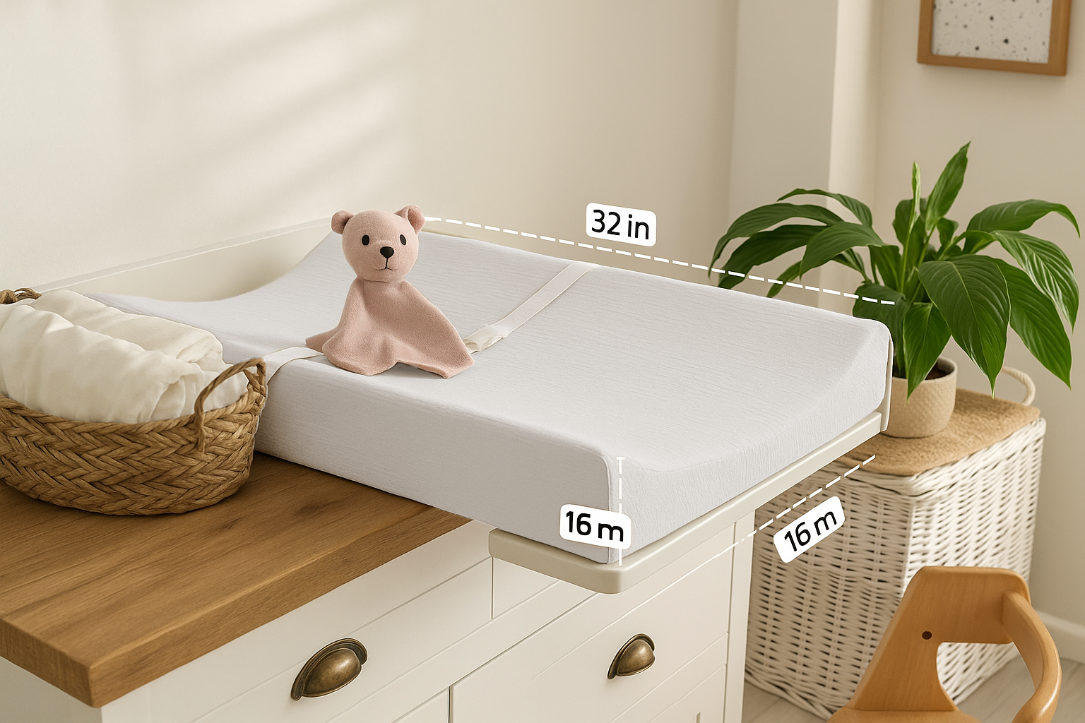 Comforista Muslin Changing Pad Cover