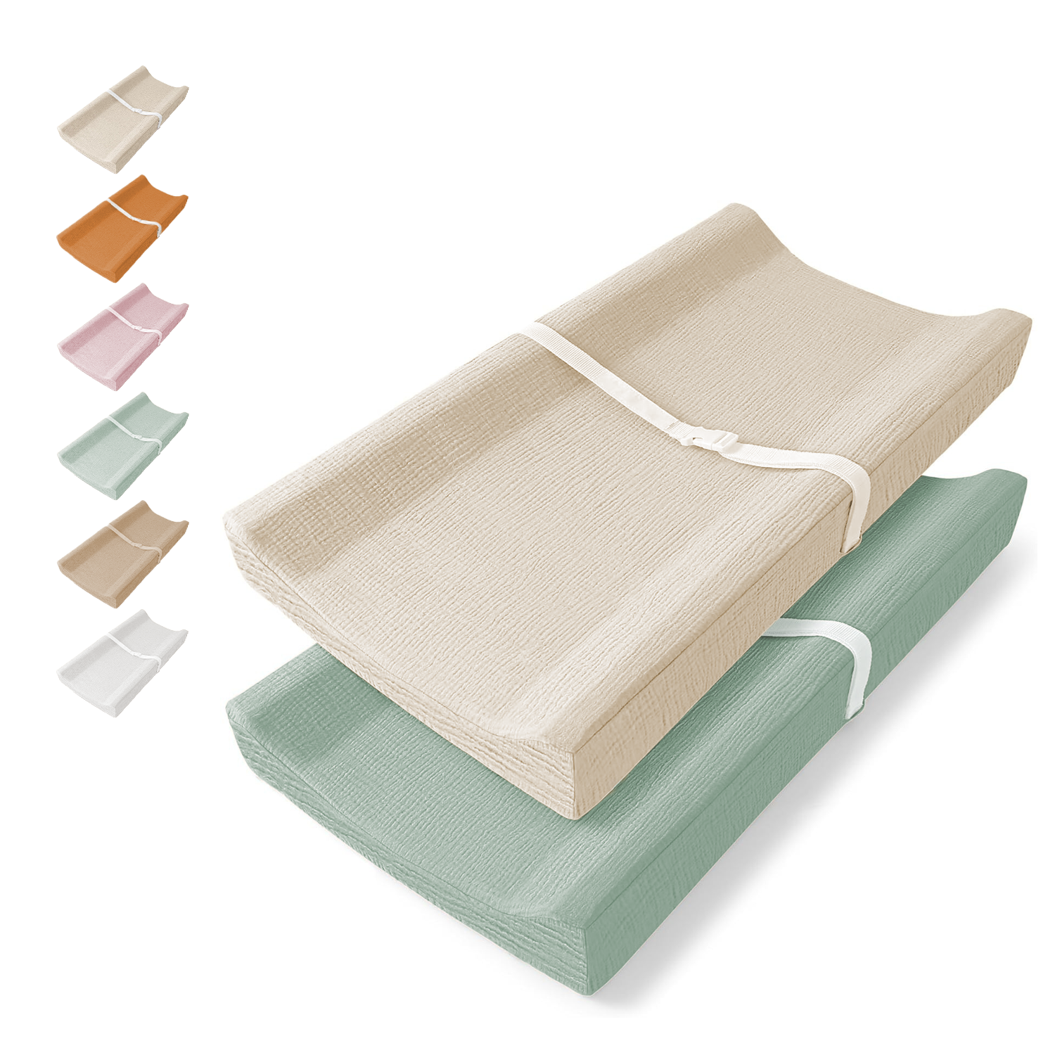 Comforista Muslin Changing Pad Cover