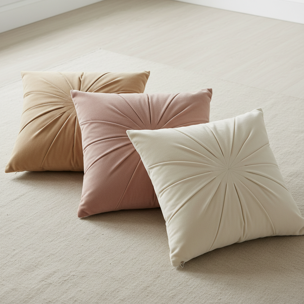 Decorative Pintuck Pillows